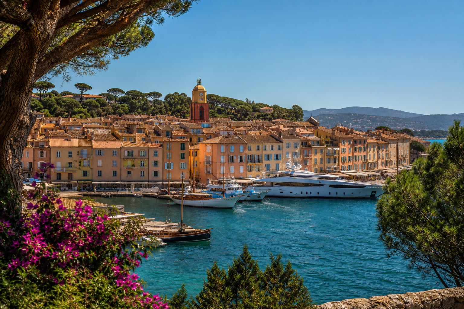 Mercedes noire de mariage à Sainte-Maxime, golfe de Saint-Tropez
